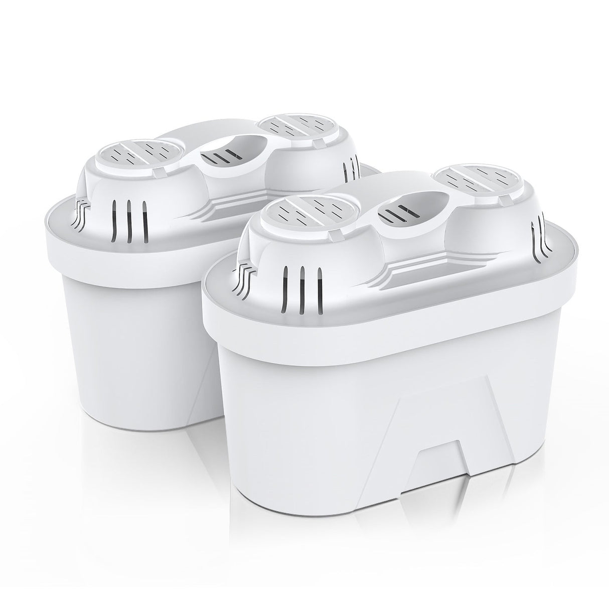 FRIZZLIFE FPT01 Replacement Water Filter Cartridge Set for FP40 Water Filter Pitcher (2 Pack)