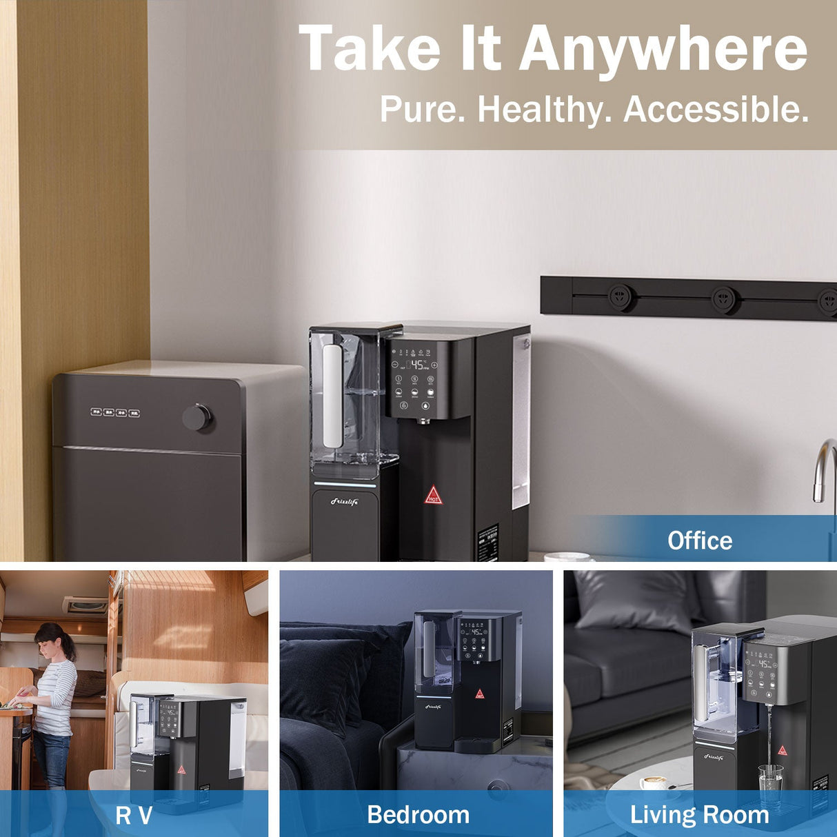 WB99-H Countertop RO System with an Extra One-Year Filter Combo