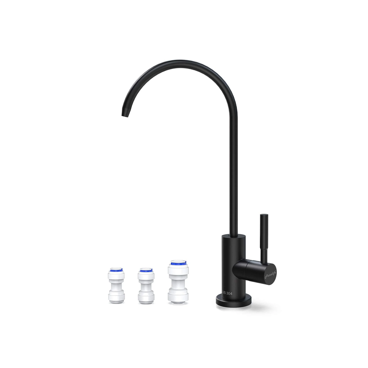 Frizzlife RO Water Filter Faucet- Drinking Water Faucet fits Most Reverse Osmosis System & Water Filtration System-SUS304 Stainless Steel, Black