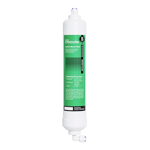 CTO210W Replacement Filter FAF100 Aquarium Reverse Osmosis System 2nd Stage