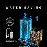 Frizzlife Reverse Osmosis Water Filtration System - 600 GPD Fast Flow Under Sink RO Water Filter, Tankless, Reduces TDS, 8 Stage, 1.5:1 Pure to Drain, Compact, PX600