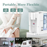 FRIZZLIFE TF900 Instant Hot Water Dispenser Filter, 5 Temperatures & 3 Volume Settings, High Temp Safety Lock, Zero Installation, UL Standard Tested, 1 Filter Included