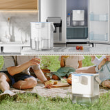 Frizzlife 8-Stage Countertop Water Filter Dispenser, MD40