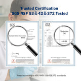 Frizzlife 8-Stage Countertop Water Filter Dispenser, MD40