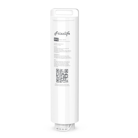 Frizzlife G210-SCALE - Sistema di filtraggio dell'acqua a gravità, elemento certificato NSF con scale inibizione, riduce il 99% di cloro, gusto e Frizzlife G210-SCALE - Sistema di filtraggio dell'acqua a gravità, elemento certificato NSF con scale inibizione, riduce il 99% di cloro, gusto e
