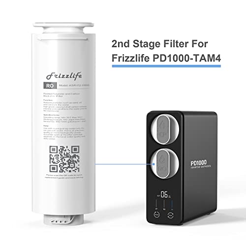 Frizzlife ASR412-1000G RO Replacement Filter Cartridge For PD1000-TAM4 (2nd Stage)