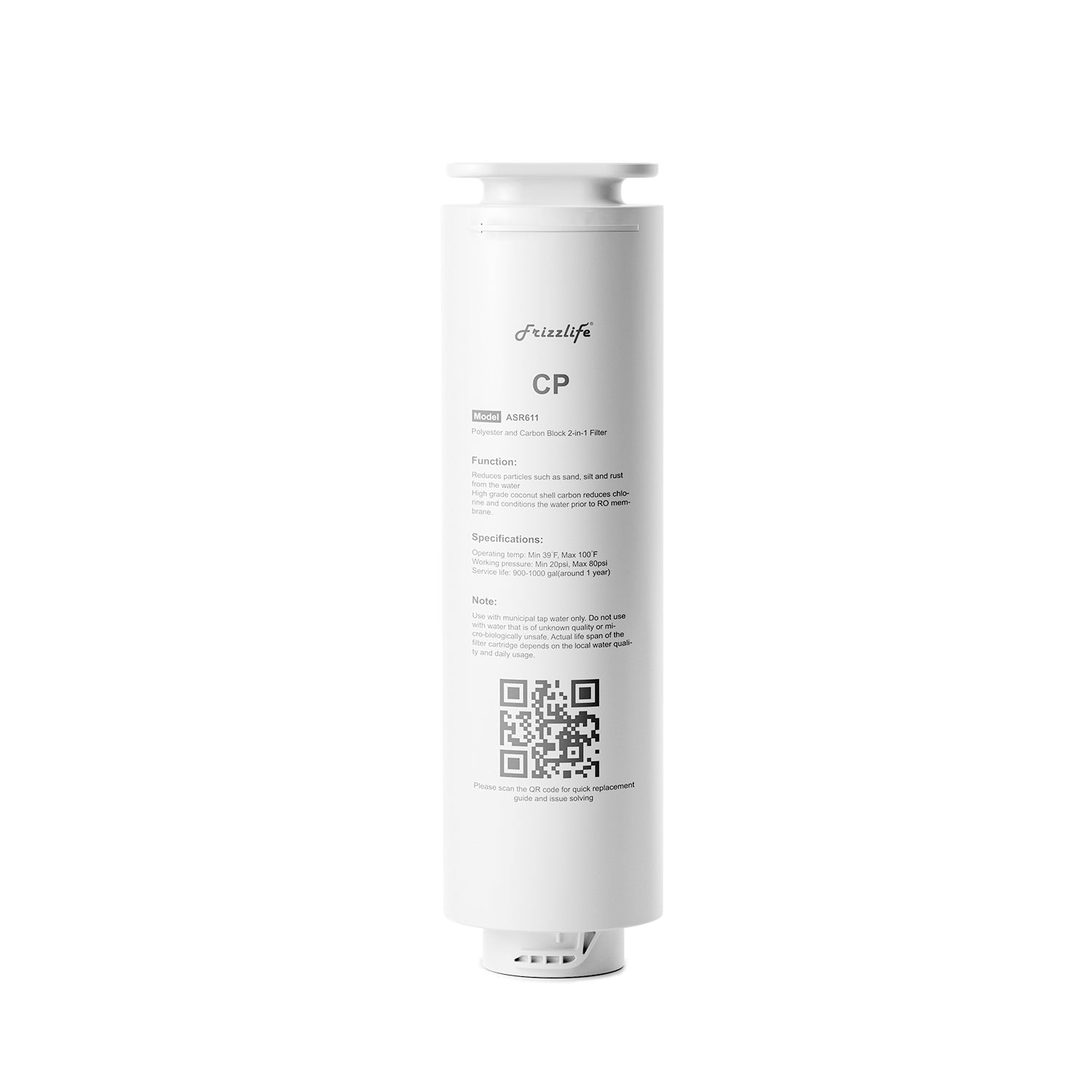 ASR611 Replacement Filter Cartridge PD1200 Reverse Osmosis System