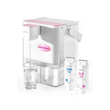 Frizzlife MD40 Alkaline Instant Electric Water Filter Jug with 2 Filters | 6-Month Filters (1514 Litres), 4.2L Countertop Water Filter System, NSF/ANSI 53/42/372, Reduces Chlorine, Lead,PFAS/PFOA/PFOS