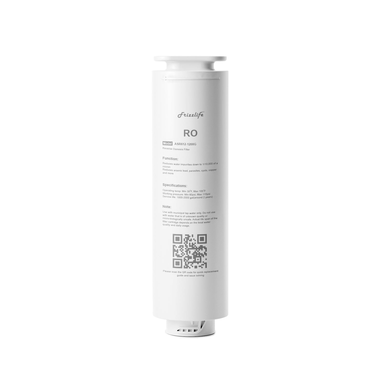 ASR612 Replacement RO Filter Cartridge PD1200 Reverse Osmosis System