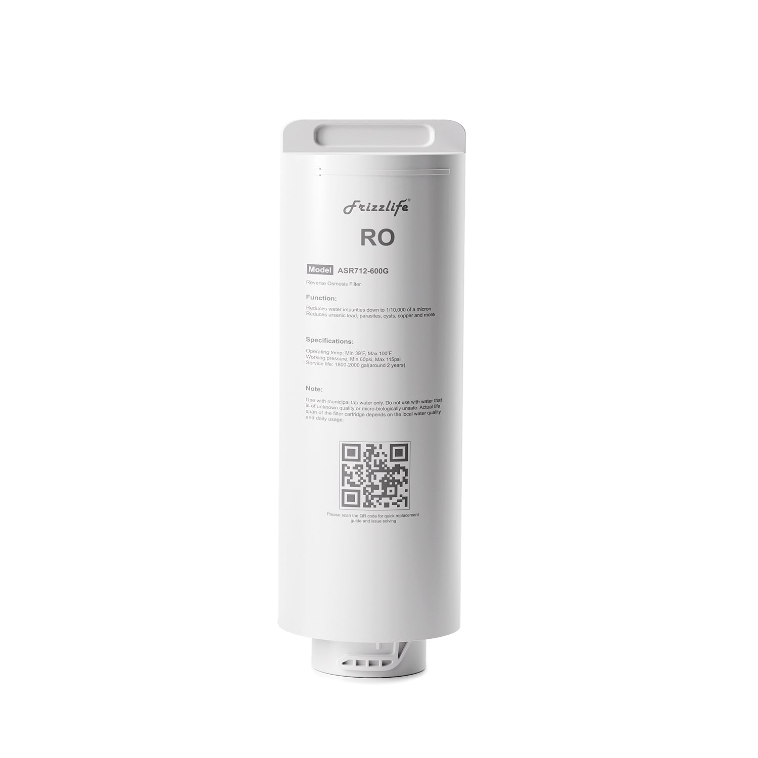 ASR712 Replacement RO Filter Cartridge PX600 Reverse Osmosis System
