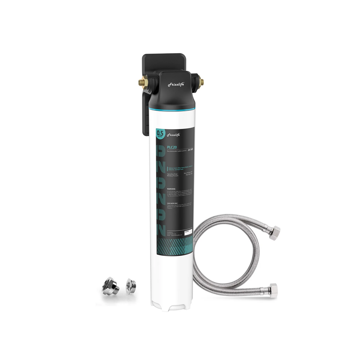 Frizzlife SW20 Direct Connect Under Sink Water Filter System, Reduces 99.99% Lead, Chlorine, Bad Taste & Odor