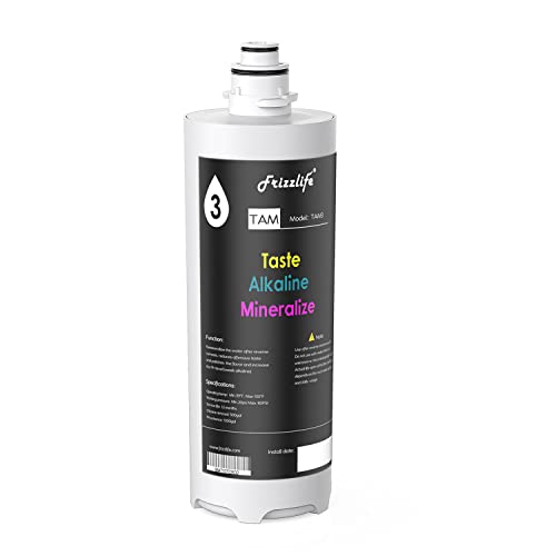 Frizzlife TAM3-HF Replacement Filter Cartridge Kit For TAM3 Filter, With FZ-4 Filter Cartridge & Filter Housing