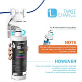Frizzlife TAM3-HF Replacement Filter Cartridge Kit For TAM3 Filter, With FZ-4 Filter Cartridge & Filter Housing