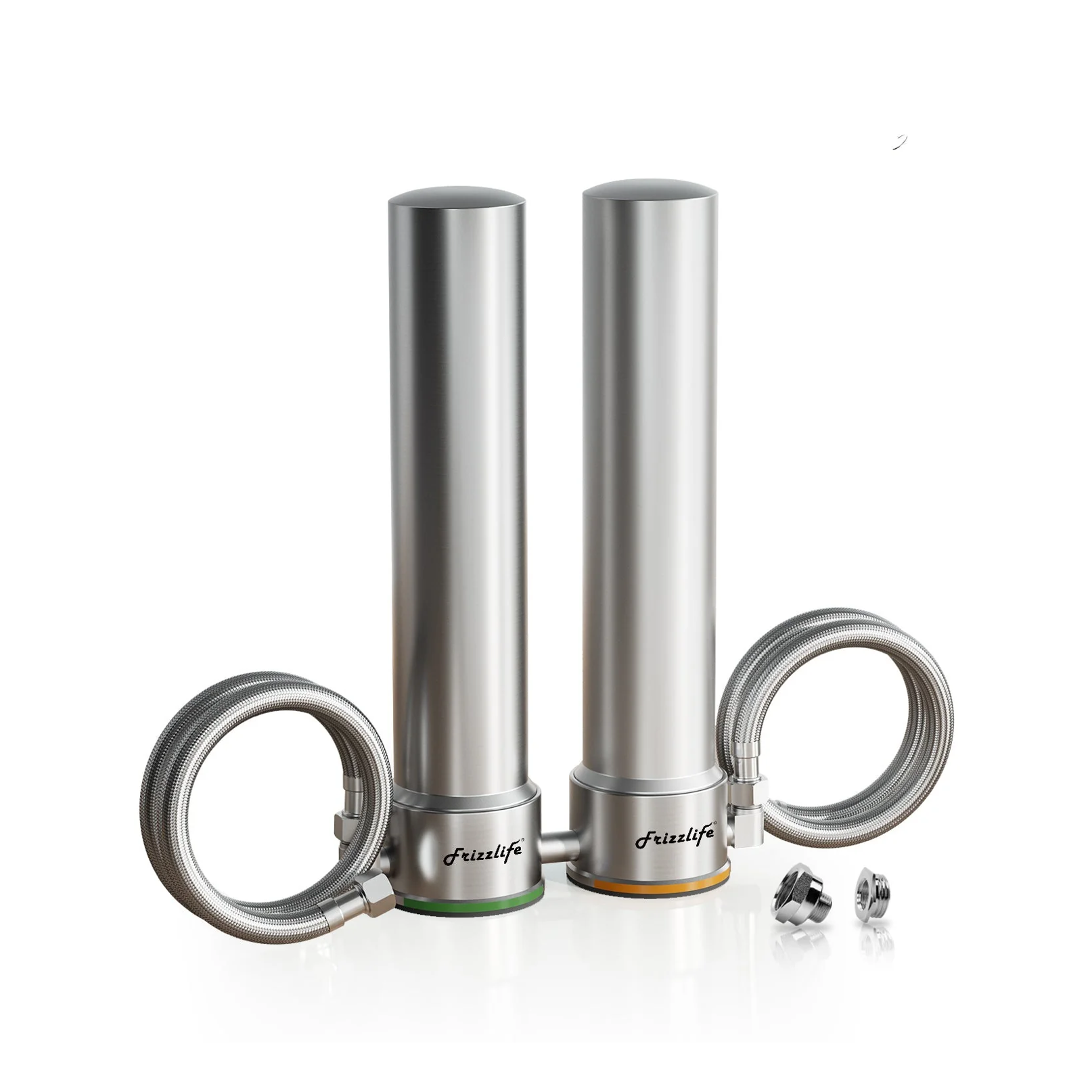 UDS99 S Undersink Water Filter System 8 Stage Water Filtration Direct Connection 0.5 Micron Reduces 99.99% Lead Chlorine Heavy Metals Limestone Limestone Stainless Steel