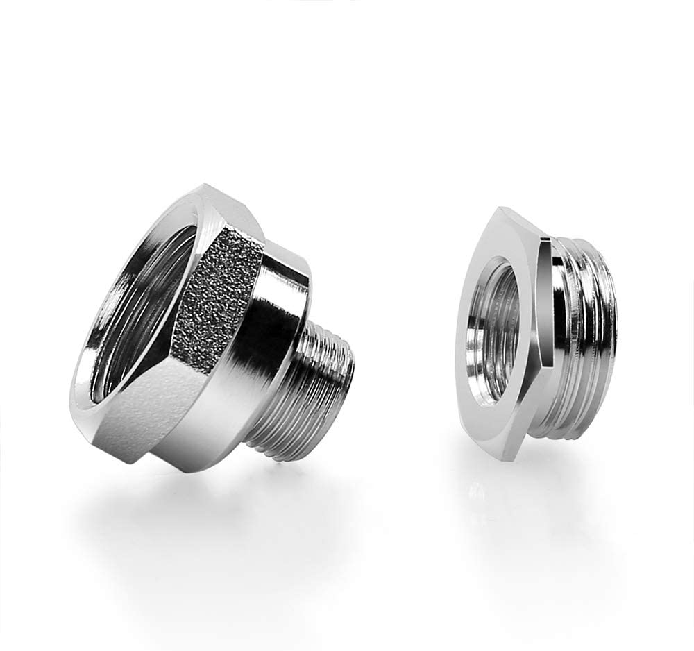 Brass NPT Thread Pipe Fitting Converter 1 2 to 3 8 inch Comp